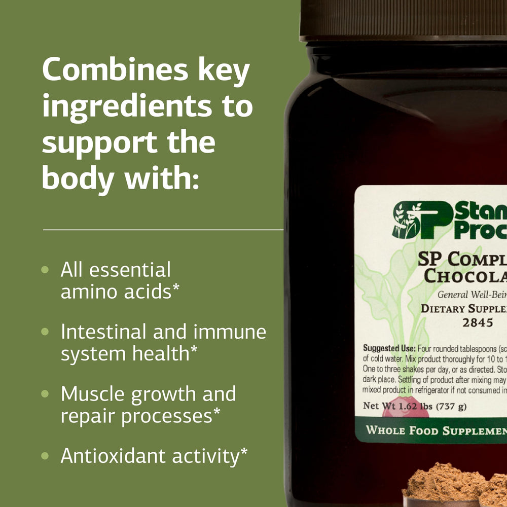 SP Complete product label with antioxidants and health claims