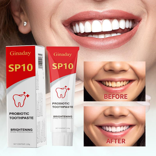 Back view of 2-pack SP10 Probiotic Whitening Toothpaste