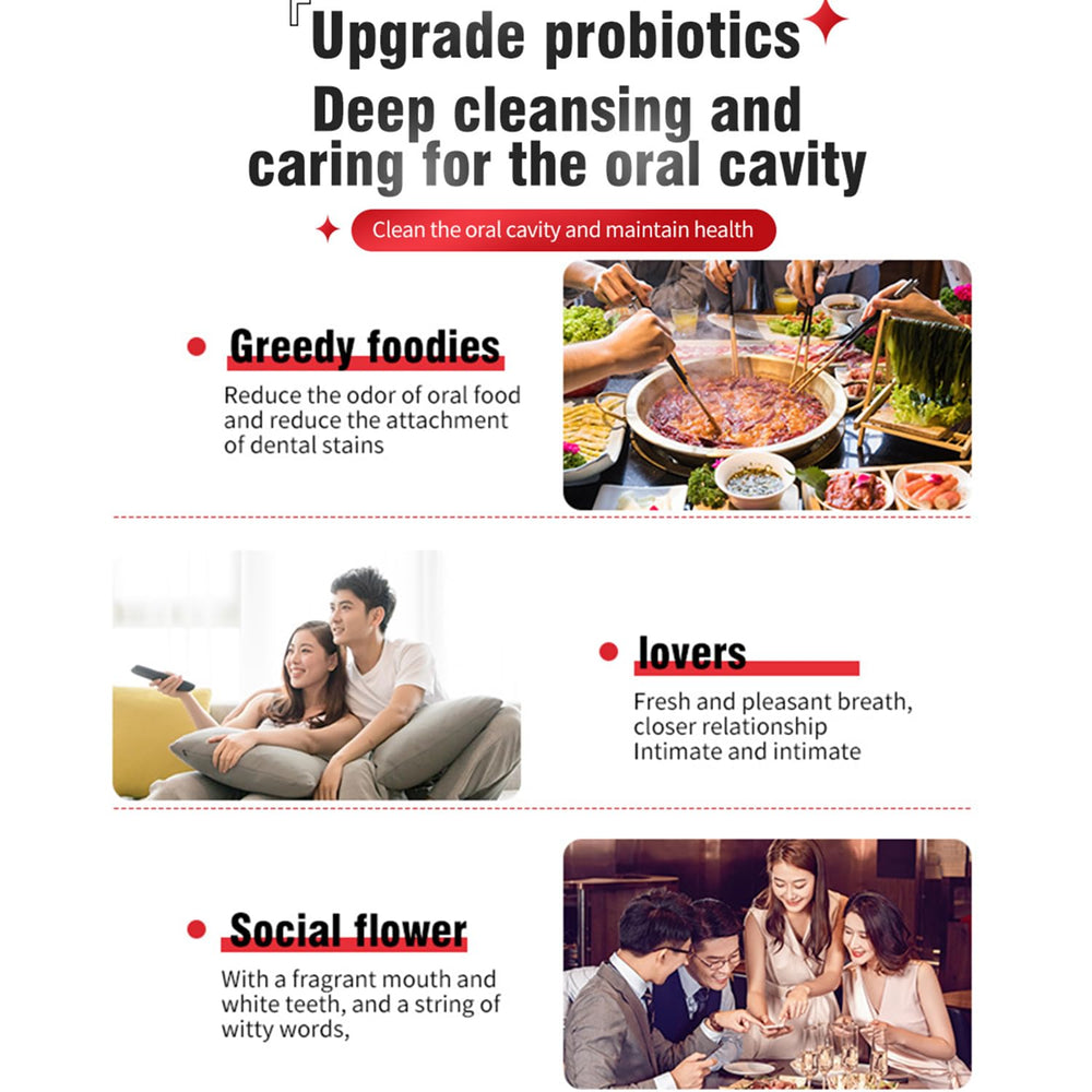 Ingredients and probiotic formula of SP-6 toothpaste