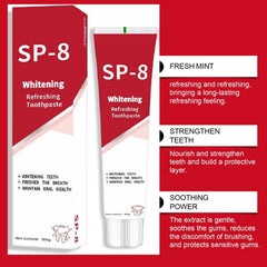SP8 Toothpaste 2-Piece Pack back packaging