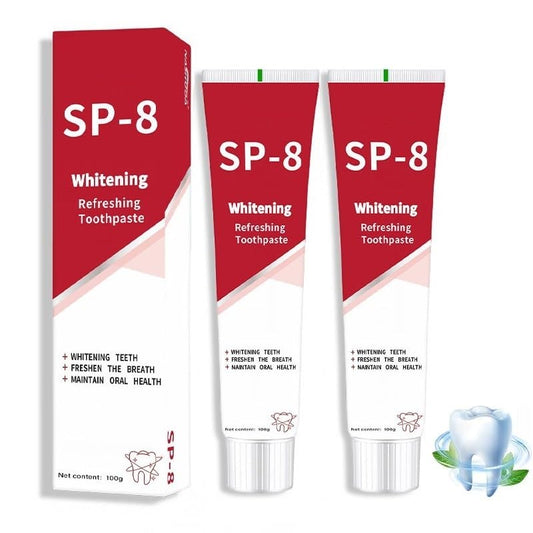 SP8 Toothpaste 2-Piece Pack front packaging