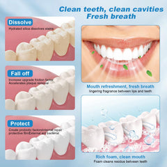 Illustration of natural ingredients used in SP-8 toothpaste