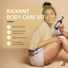 Spa-at-home treatment with massage oil and dry brush