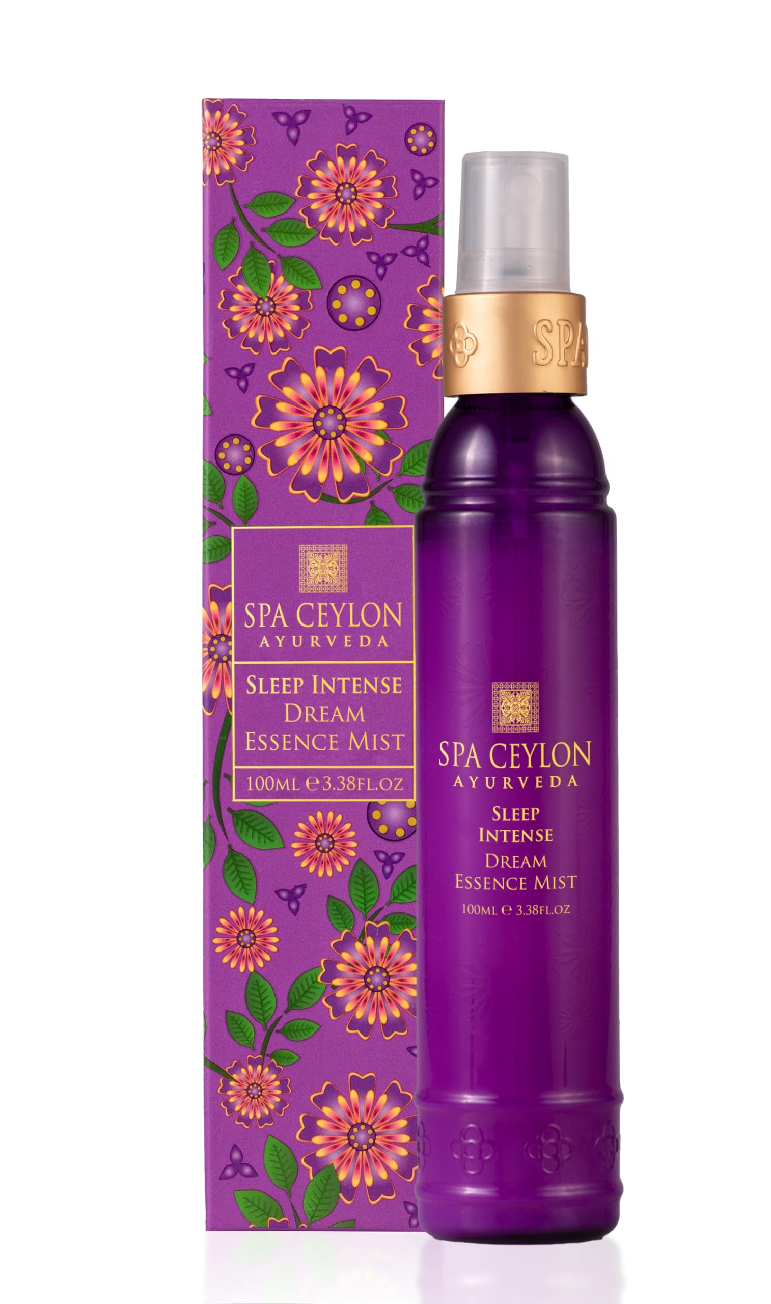 SPA CEYLON Sleep Intense Dream Essence Mist bottle shown for calming bedtime skincare