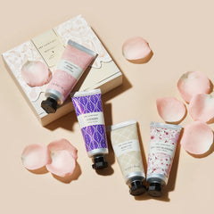 Spa Luxetique hand cream in hand demonstrates easy application