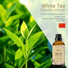 Massage scene using White Tea Essential Oil