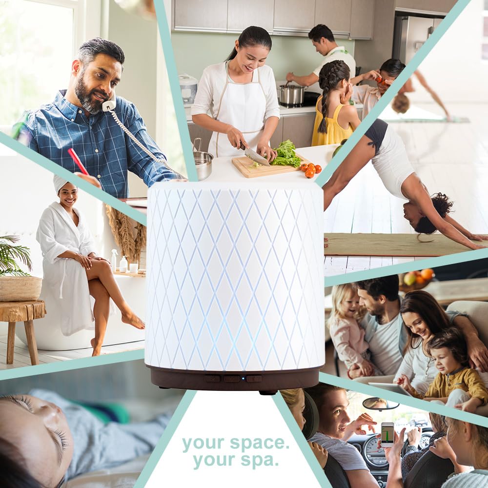 SpaRoom Athena water compartment open highlighting 200 mL capacity for longer sessions.