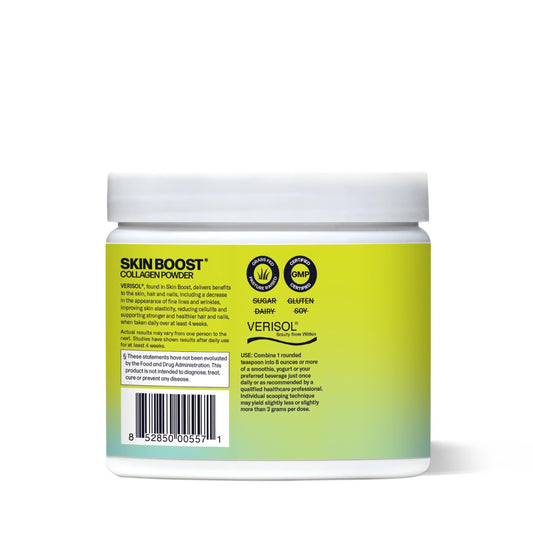 Measuring scoop of VERISOL collagen peptides with Vitamin C