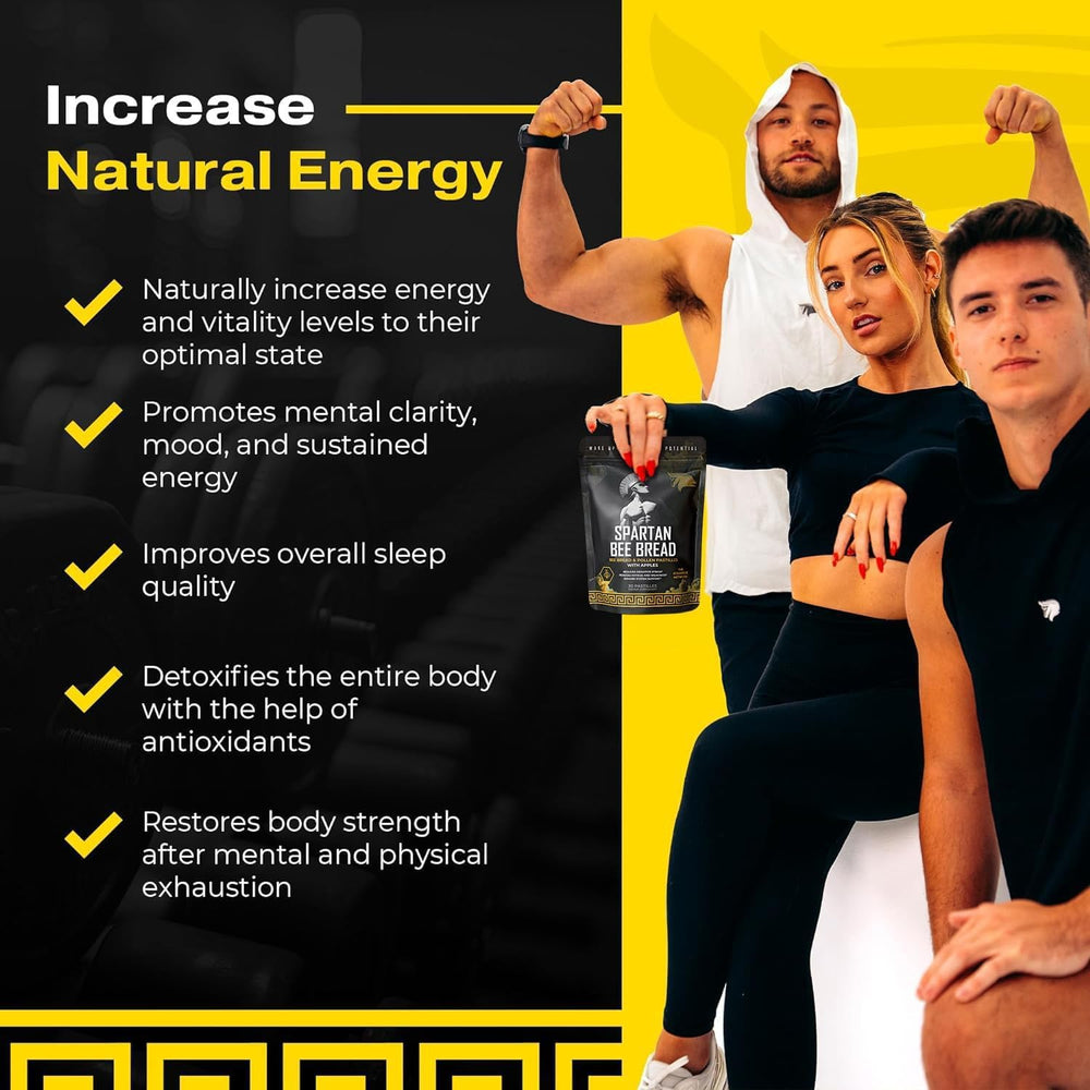 Packaging image showing Spartan Bee Bread Chewables label