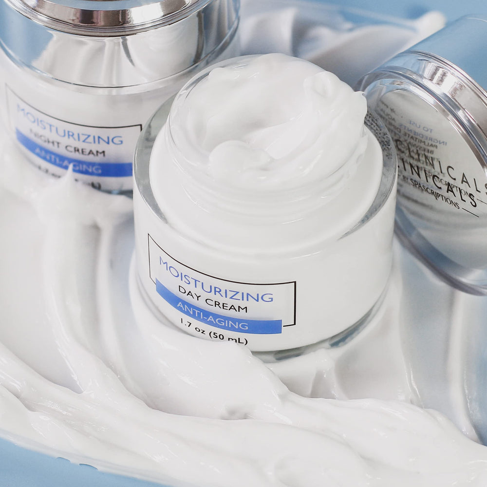 SpaScriptions Clinicals texture closeup showing creamy, easy-to-spread formula.