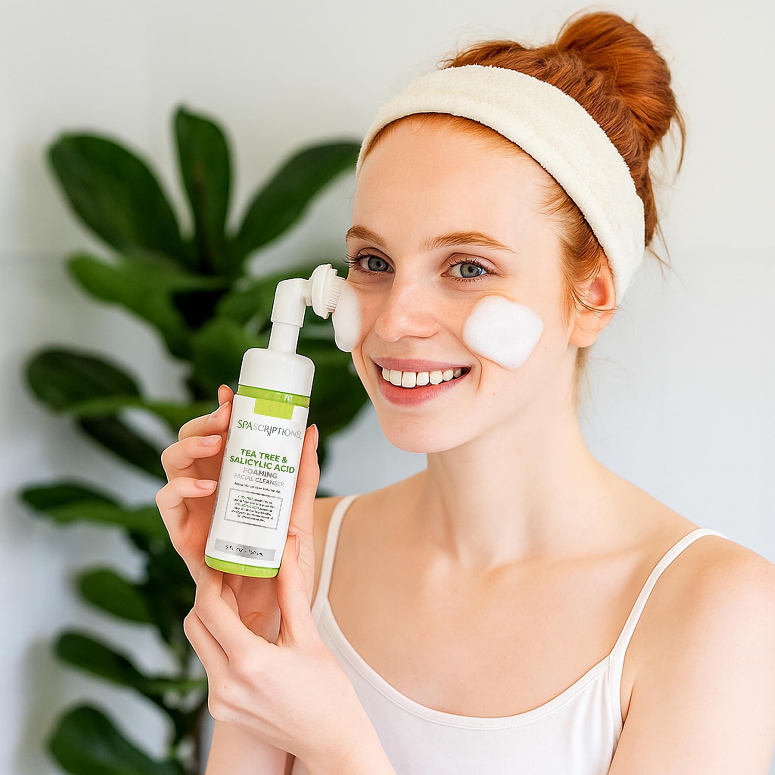 SpaScriptions packaging showcases salicylic acid for pore care and gentle exfoliation.