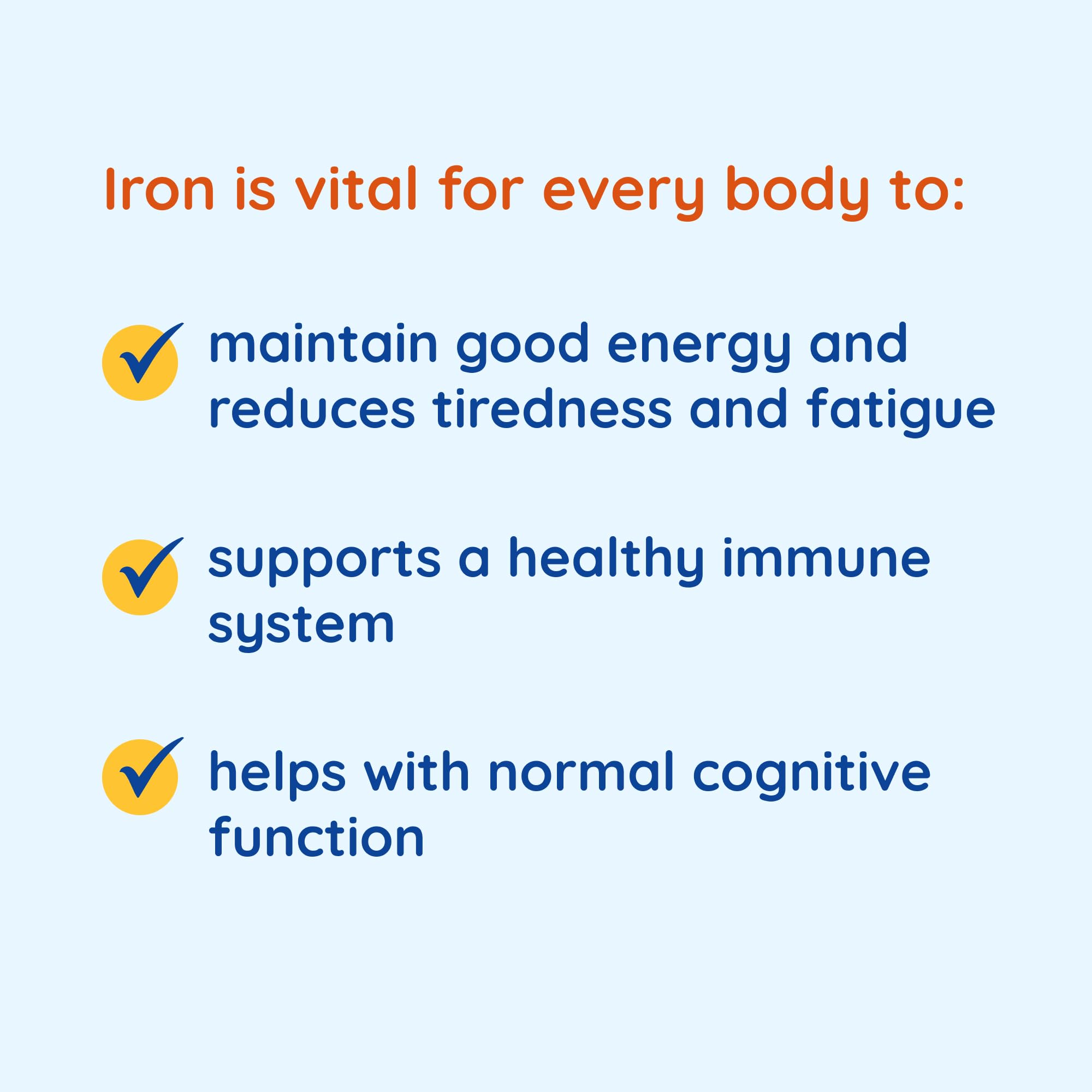 Vegan and vegetarian Spatone iron for ages 4+