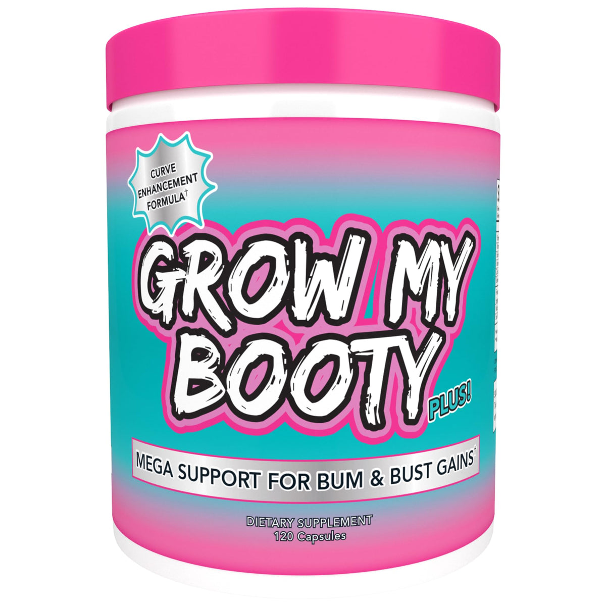 Bottle of SPAZMATIC Grow My Booty Plus Butt Enhancement Pills