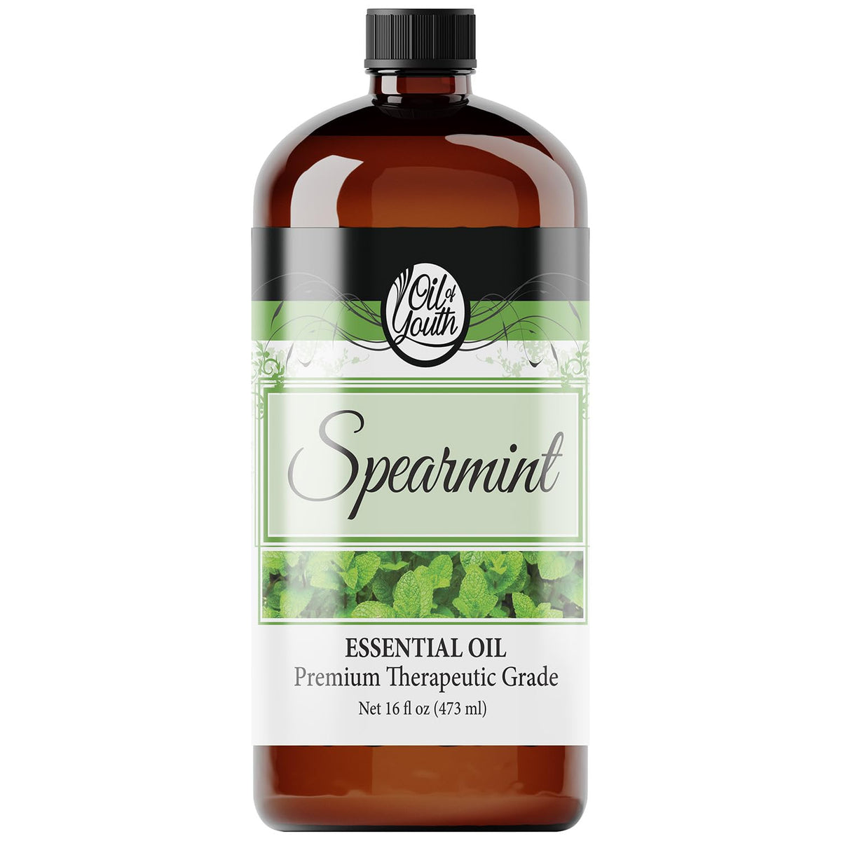 Oil of Youth Spearmint Essential Oil 16oz bottle