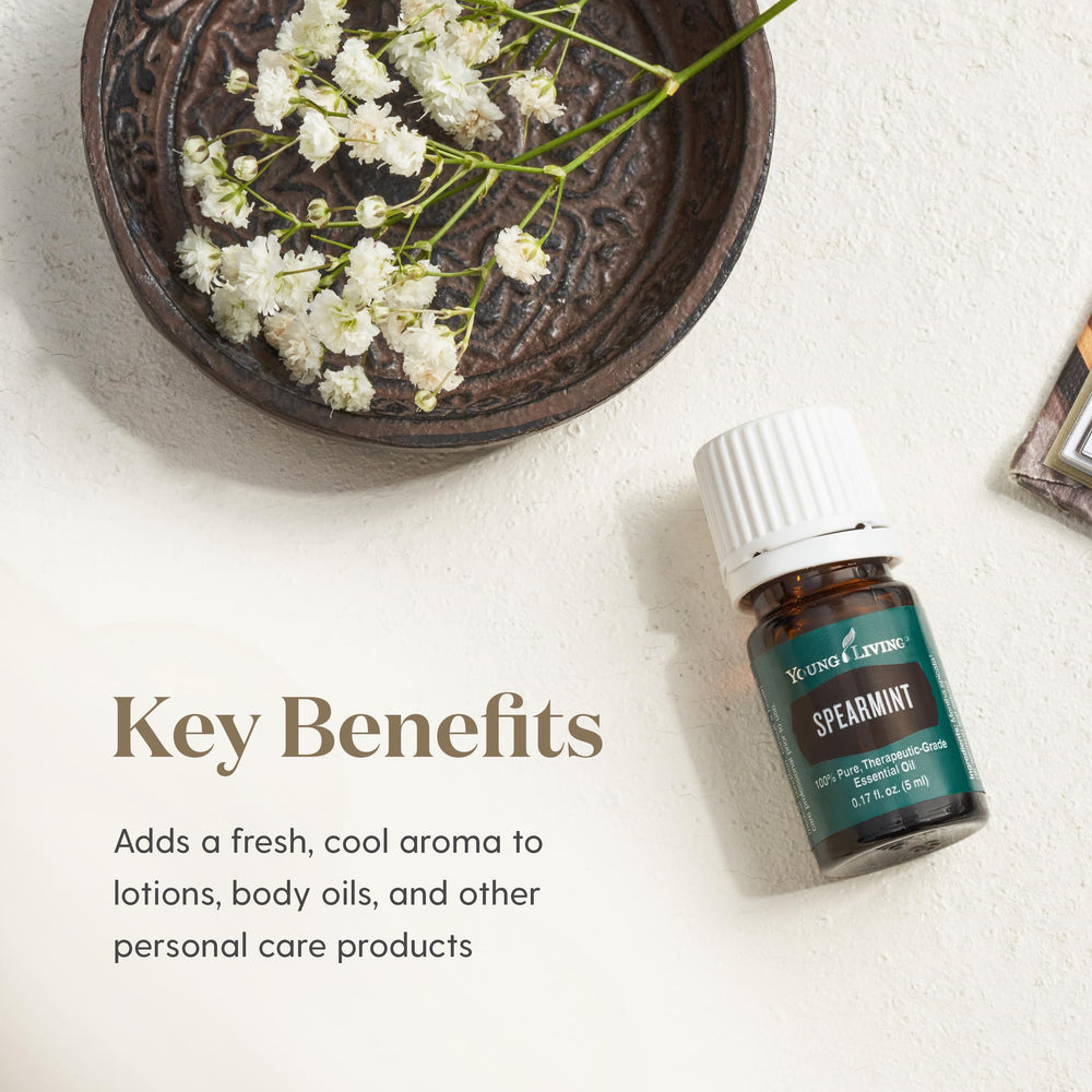 Aromatherapy using spearmint essential oil