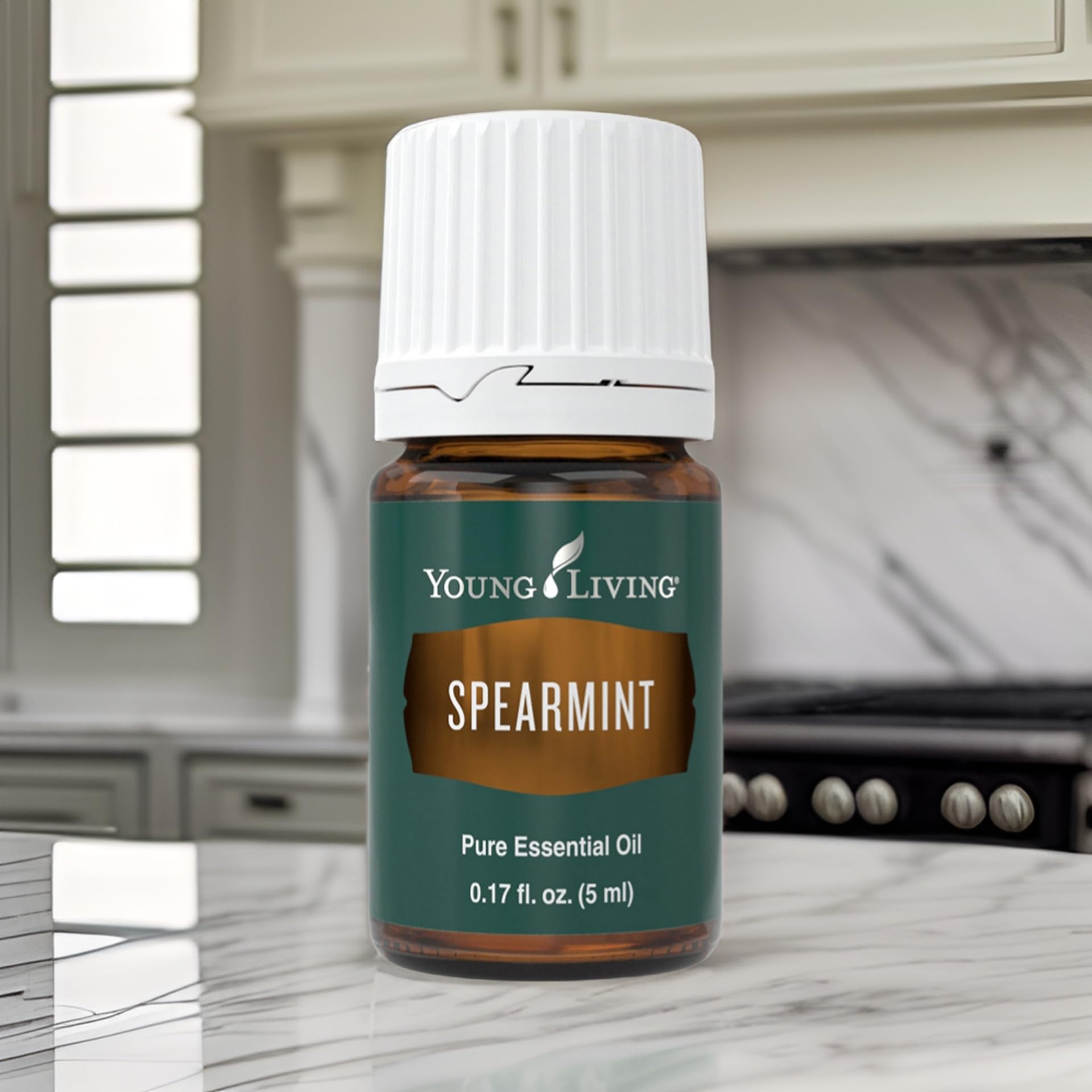 Spearmint essential oil used as massage oil