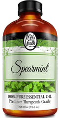 8oz bottle of Oil of Youth Spearmint Essential Oil