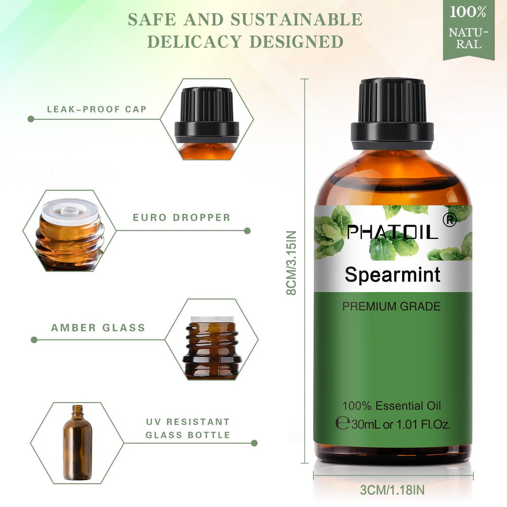 Gift-ready packaging for Spearmint essential oil