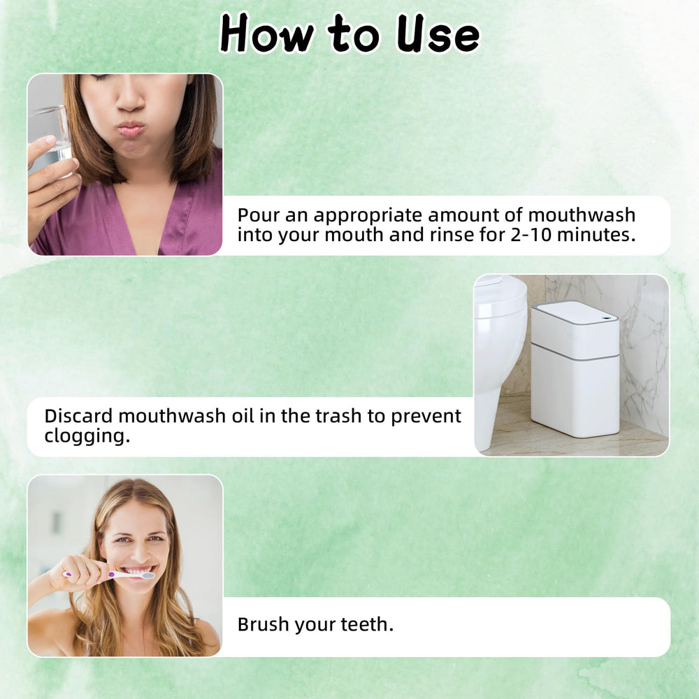 Child-friendly packaging concept for Spearmint Oil Pulling Rinse