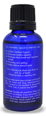 Ingredients label for Organic Spearmint Oil 1 OZ