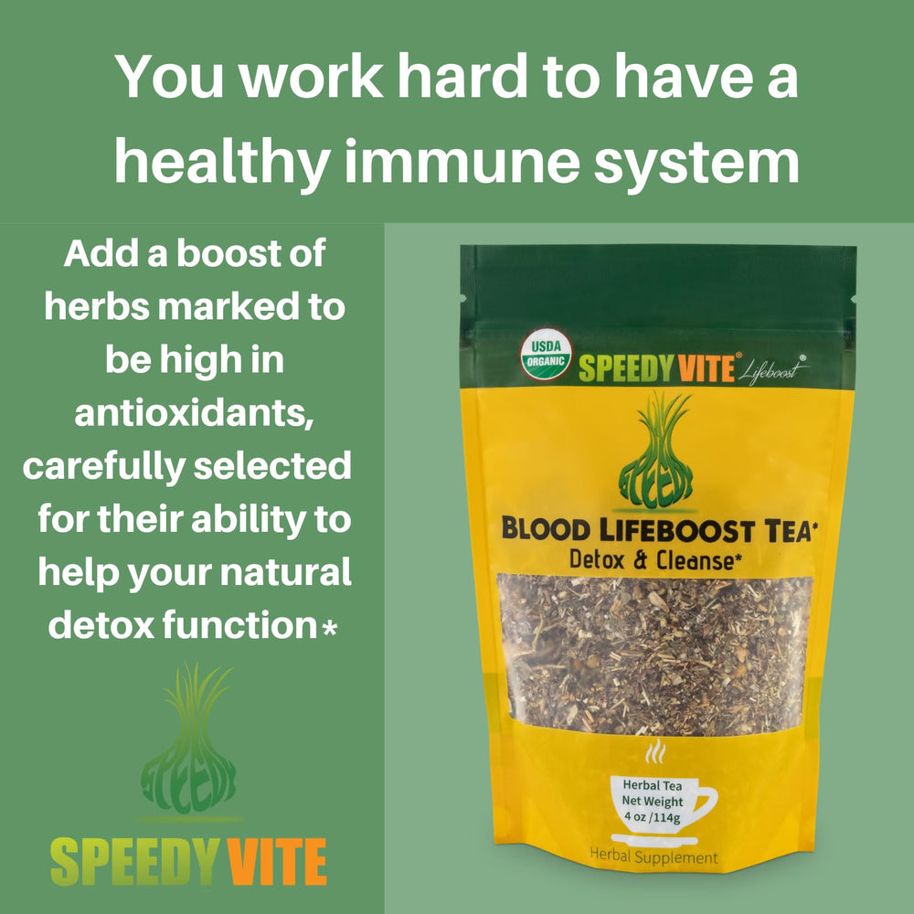 Close-up of key ingredients: Echinacea, Elder Flower, Hysop, Raspberry Leaf