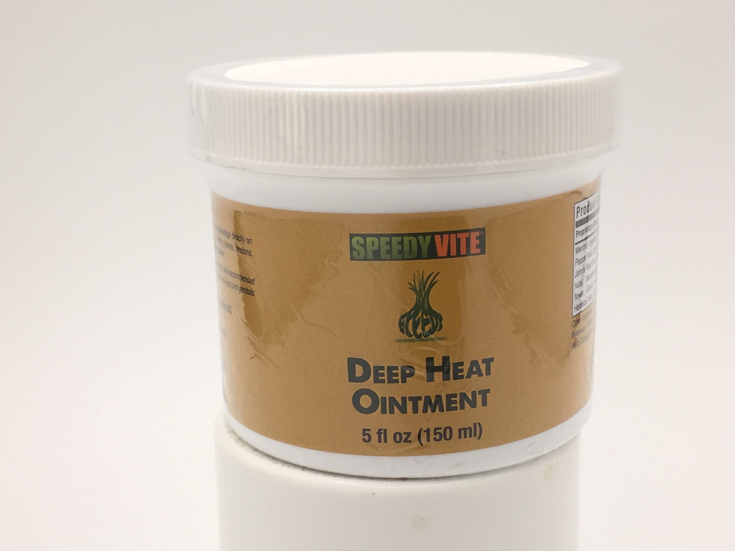 Organic ingredients used in SpeedyVite Deep Heat Ointment