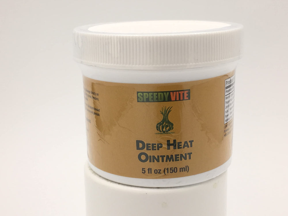 Organic ingredients used in SpeedyVite Deep Heat Ointment