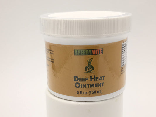 Organic ingredients used in SpeedyVite Deep Heat Ointment