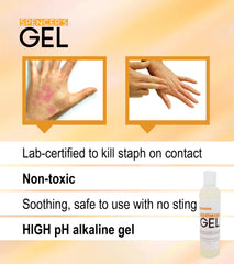 Packaging variation note for Spencer's Gel indicates label differences