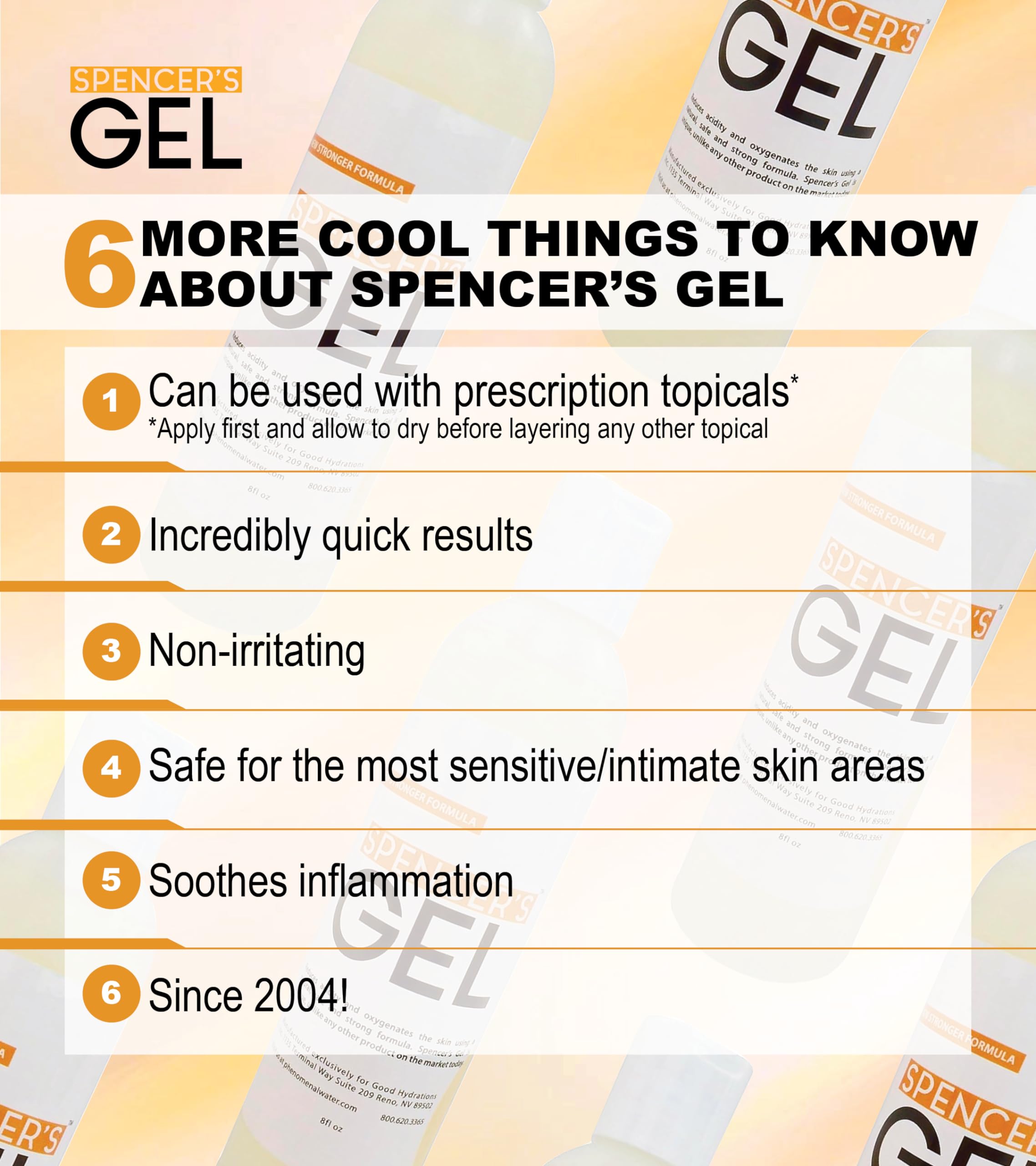 Thin gel texture enables targeted, precise skin application