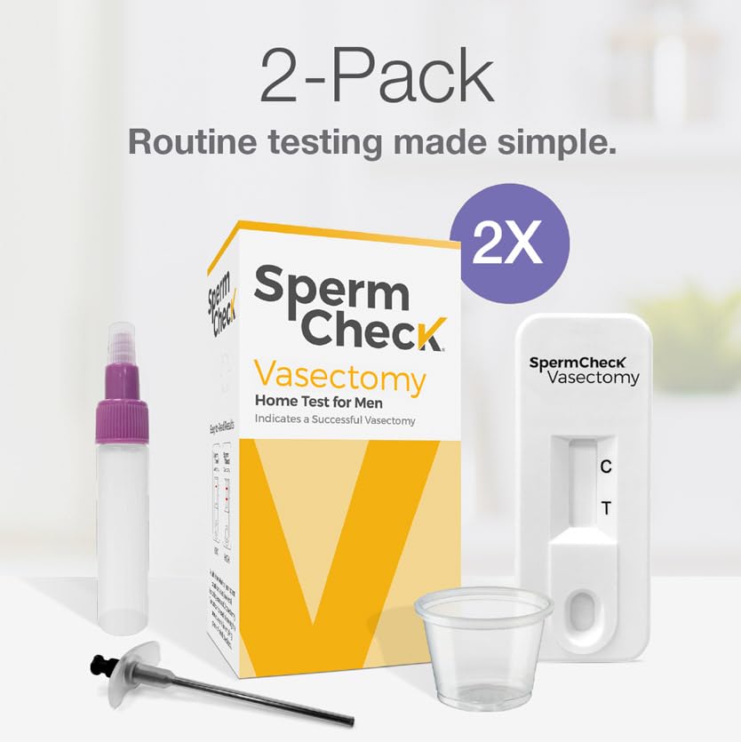 Components included in the SpermCheck Vasectomy Home Test Kit