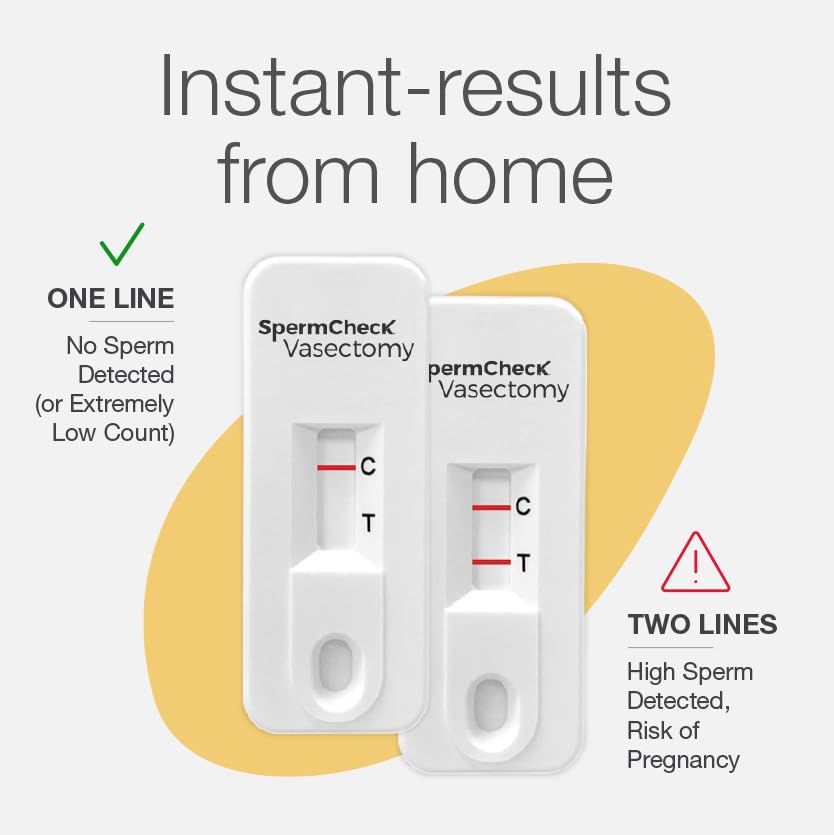 SpermCheck Vasectomy Home Test Kit two-pack