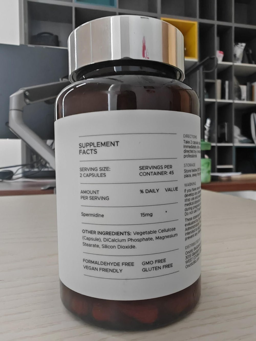 High-resolution product packaging shot on white background