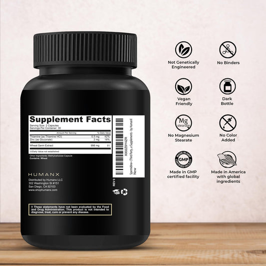 Spermidine-rich wheat germ extract capsules