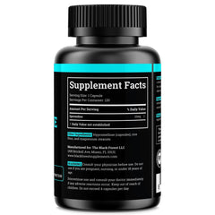 Front view of spermidine supplement bottle
