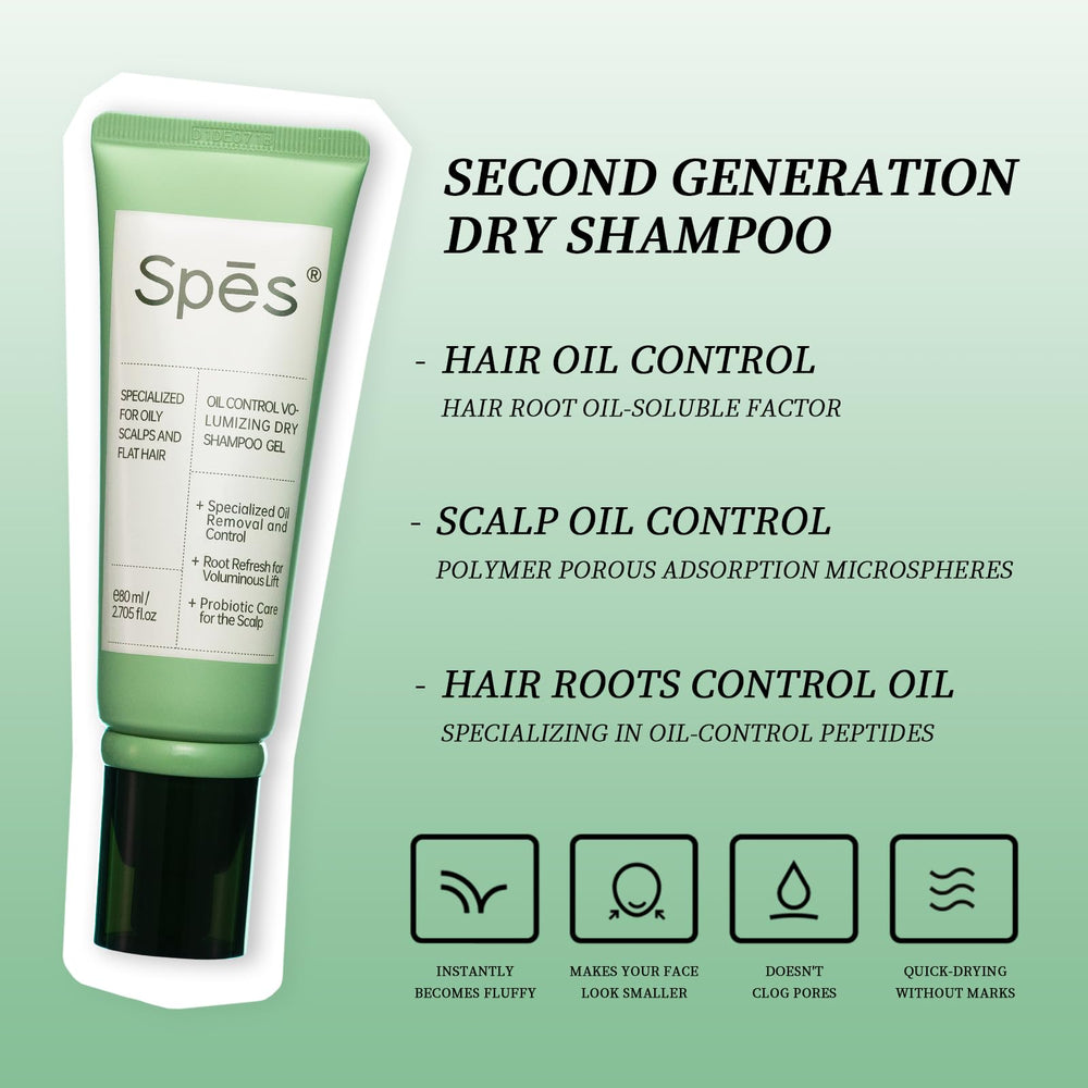 Spes no-rinse gel transforming with water to show easy cleansing.