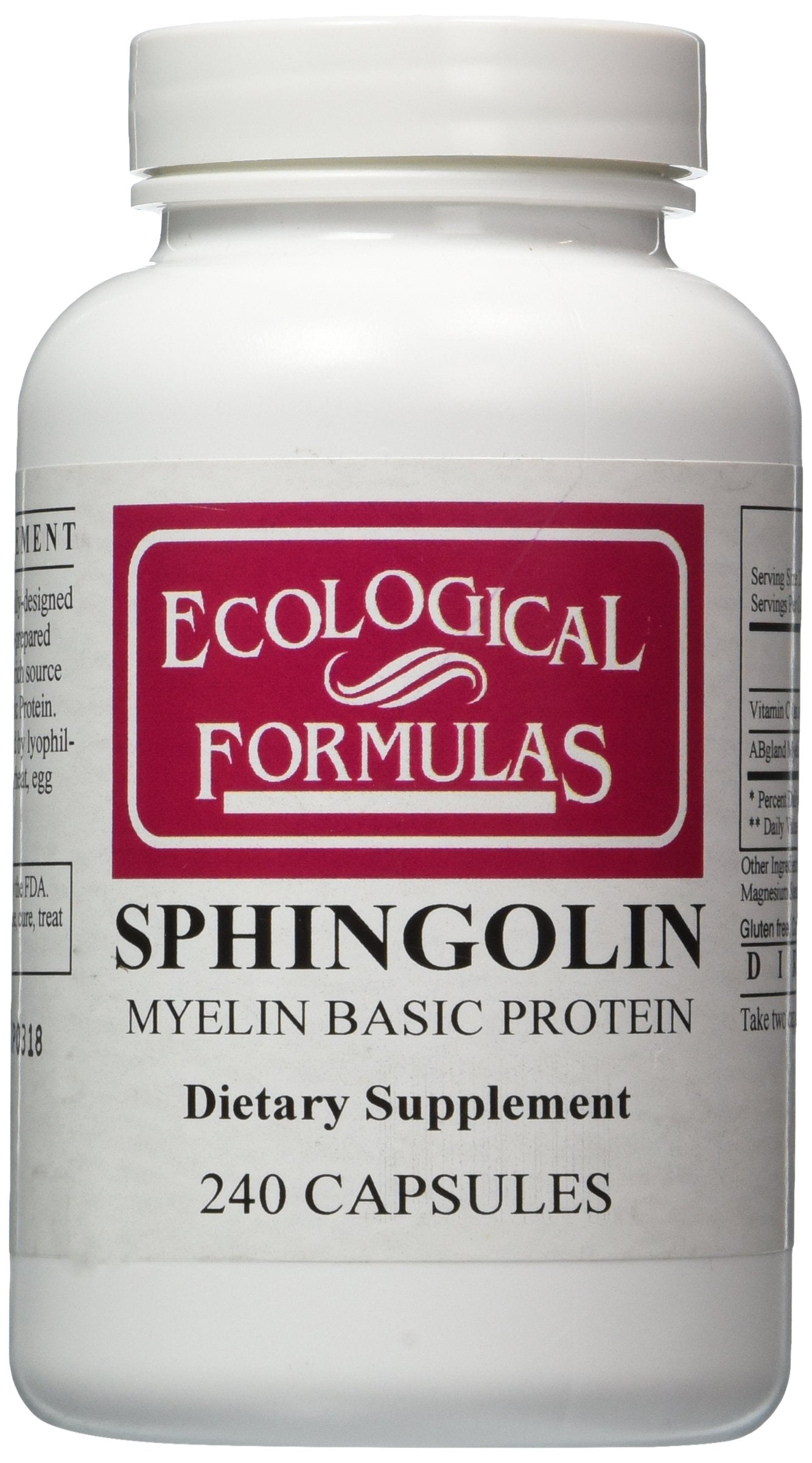 Sphingolin 200 mg 240 caps bottle front