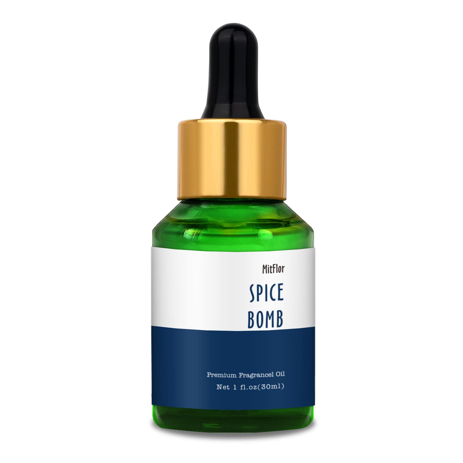 Spice Bomb Fragrance Oil 30ml in a clear glass bottle