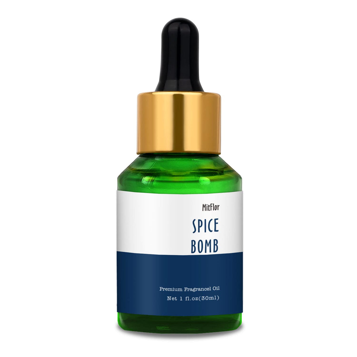 Spice Bomb Fragrance Oil 30ml in a clear glass bottle