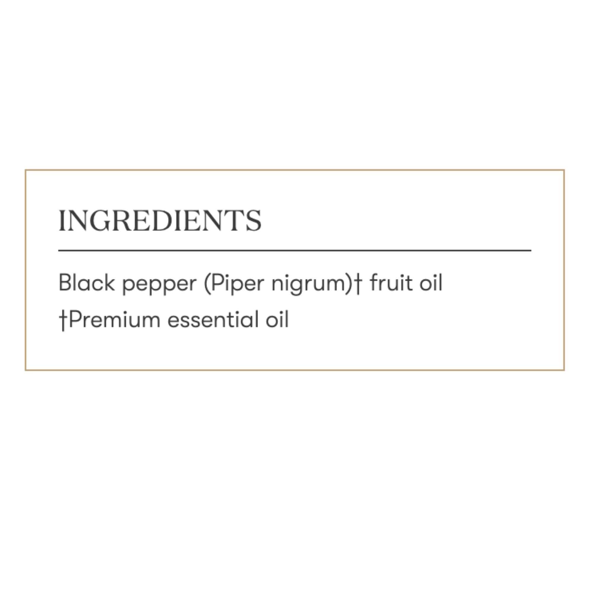 Spice drawer with Young Living Black Pepper Vitality ready for meals