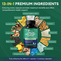 Bromelain and Curcumin ingredients on packaging