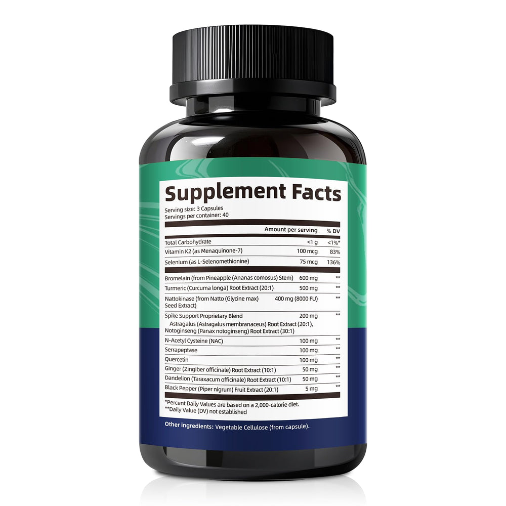 Wellness lifestyle shot with Spike Protein Detox Capsule bottle