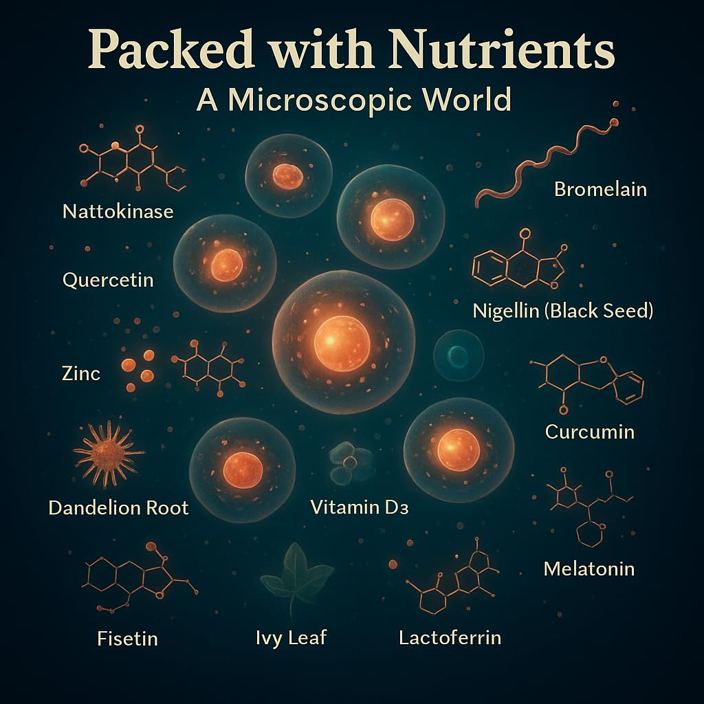 Zinc, Vitamin D3, Selenium and Fisetin supplement icons