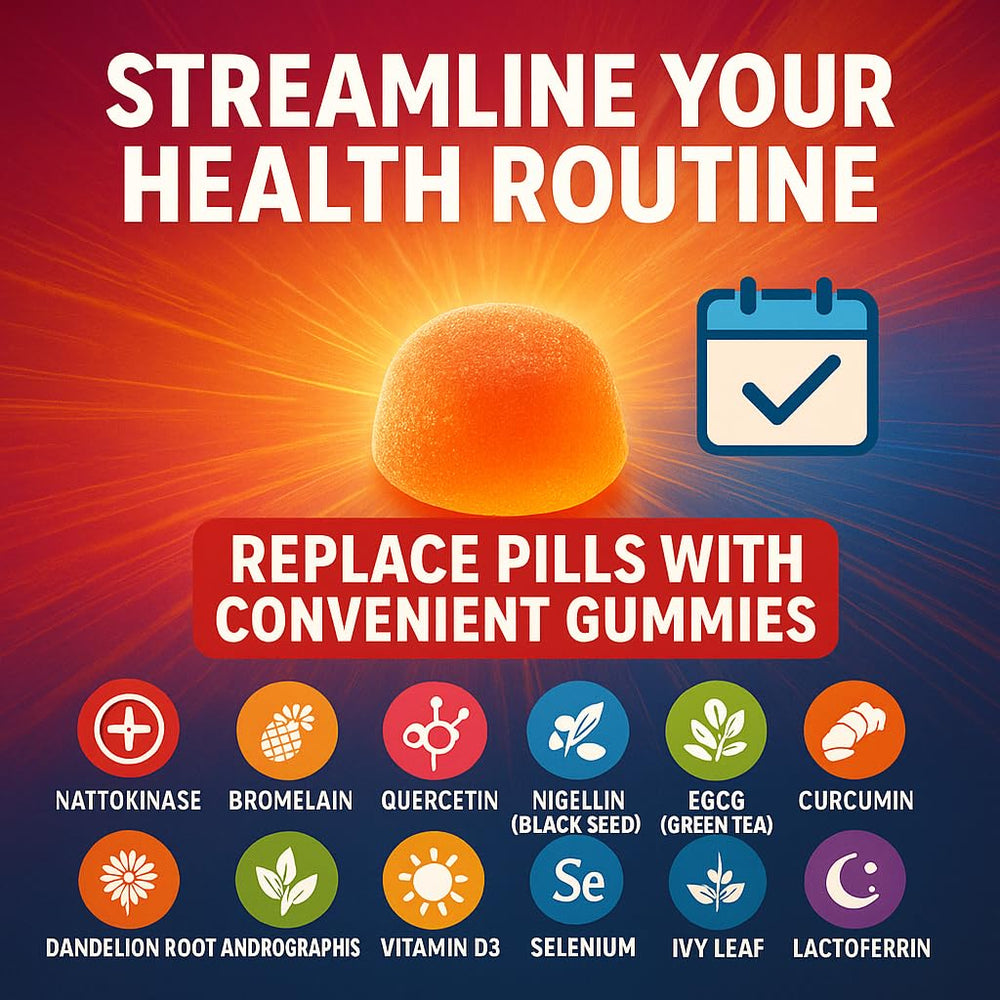 Wellness lifestyle scene featuring Spike Protein Detox Gummies