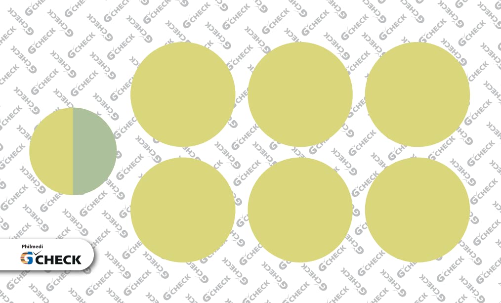 Spiked Drink Tester GHB detection sticker green – front view