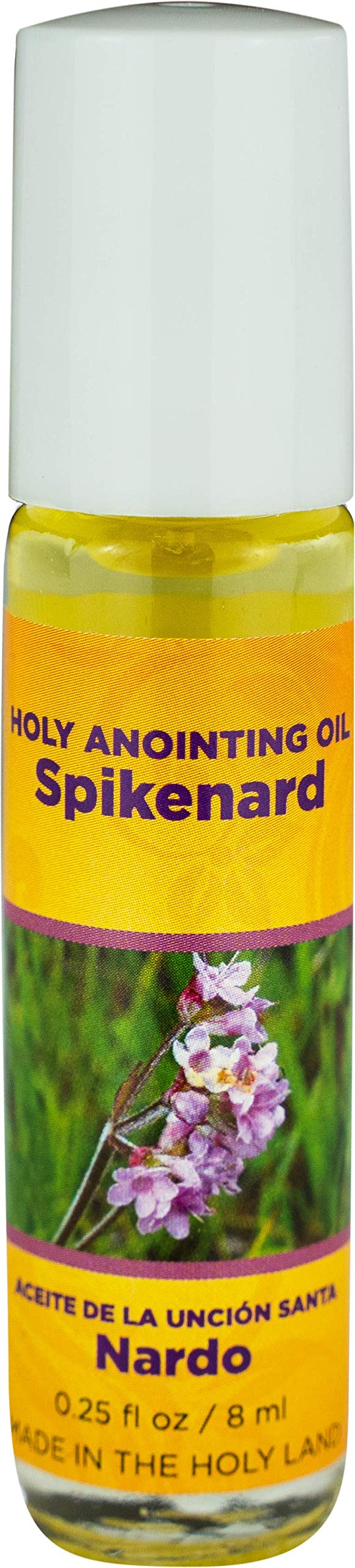 Spikenard Holy Land Anointing Oil from Jerusalem in a 1/4 oz roller bottle