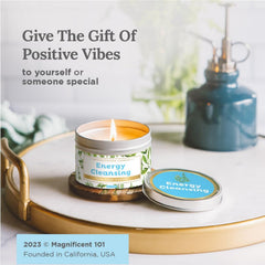 Spiritual gift packaging for Magnificent 101 sage candle