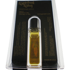 Spiritual Sky Nag Champa perfume oil bottle with packaging and dropper