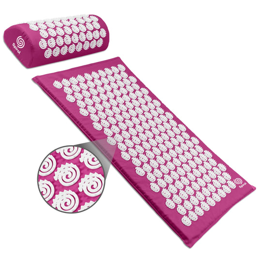 Spirol acupressure mat Amethyst color with flexible spikes