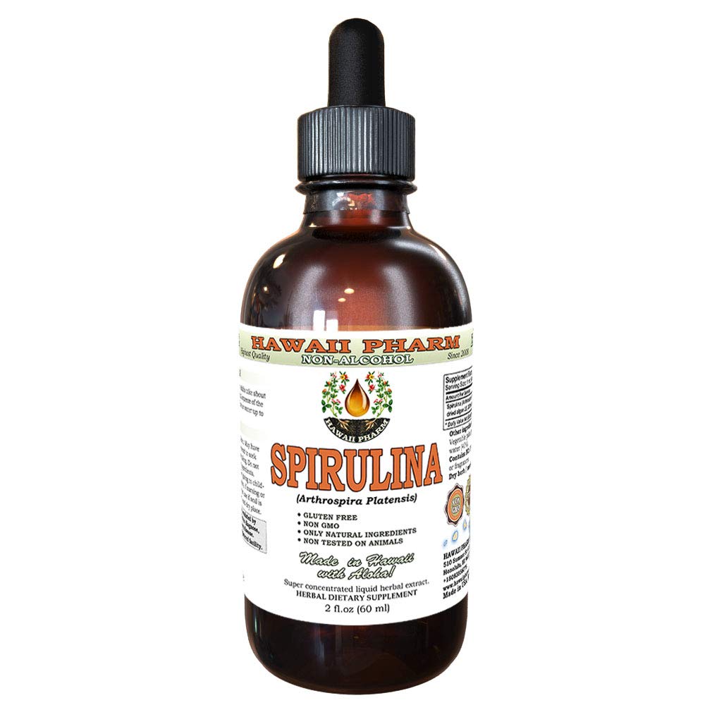 Spirulina Alcohol-Free Liquid Extract bottle 2 oz